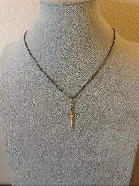 Nightthorn Dagger Necklace 14kt Gold Filled by Cival Collective - Women Jewelry
